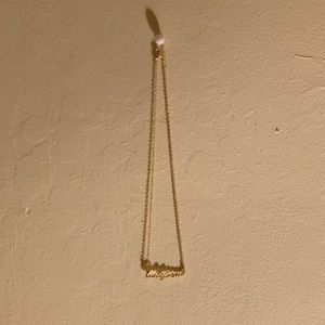 Gold California Necklace LABOR DAY SALE